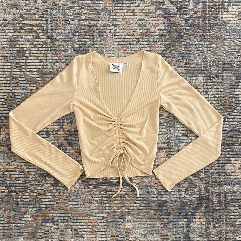 Princess Polly Adjustable Front Tie Top
